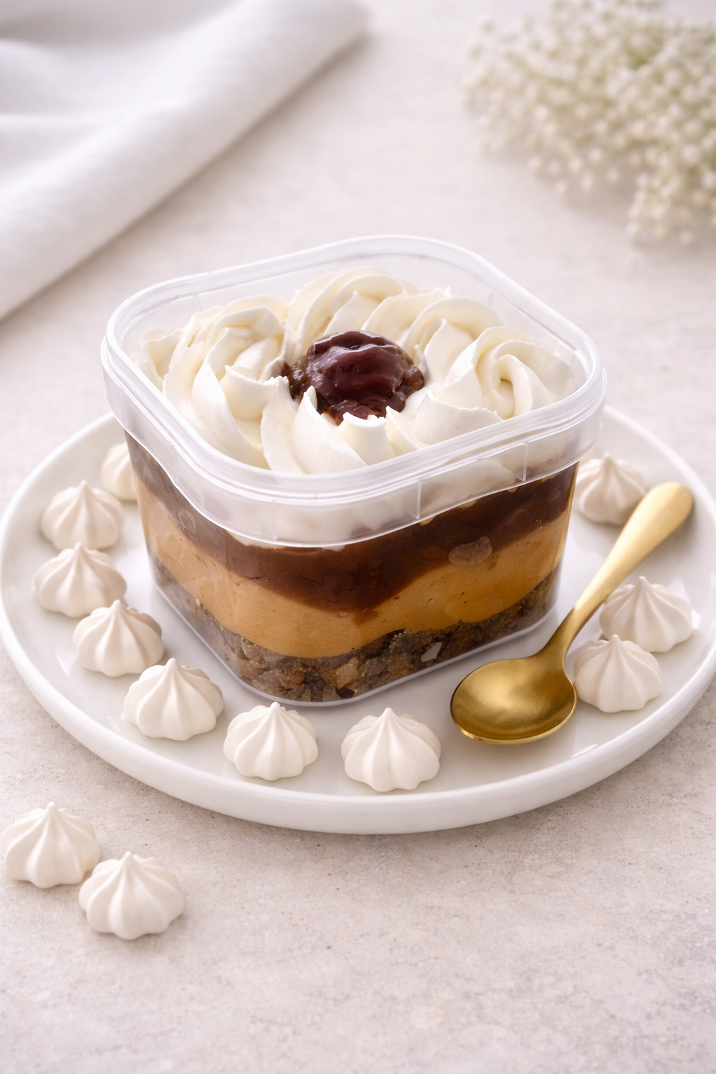 Banoffee Cremosa com Suspiros Clássico Irresistível