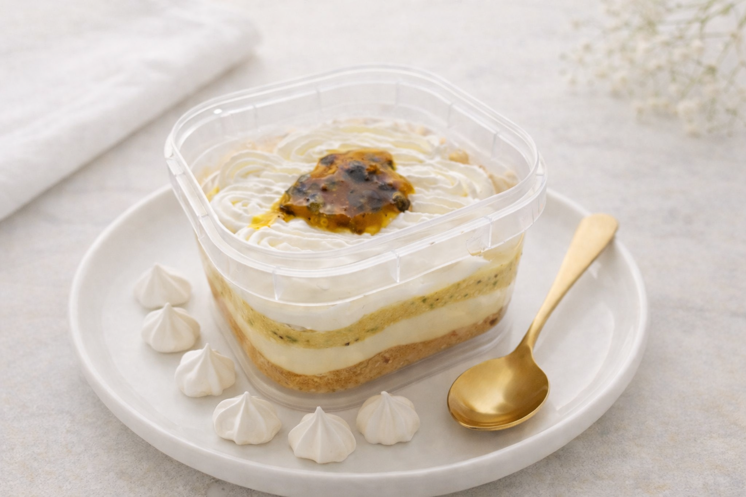 Mousse de Maracujá com Suspiros - Equilíbrio Perfeito
